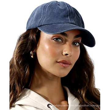 Custom washed cotton silk lined customized baseball cap